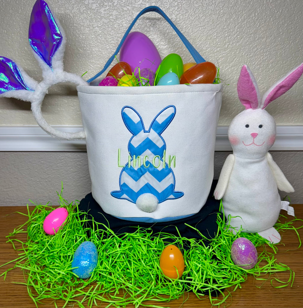 Customized Embroidered Easter Baskets