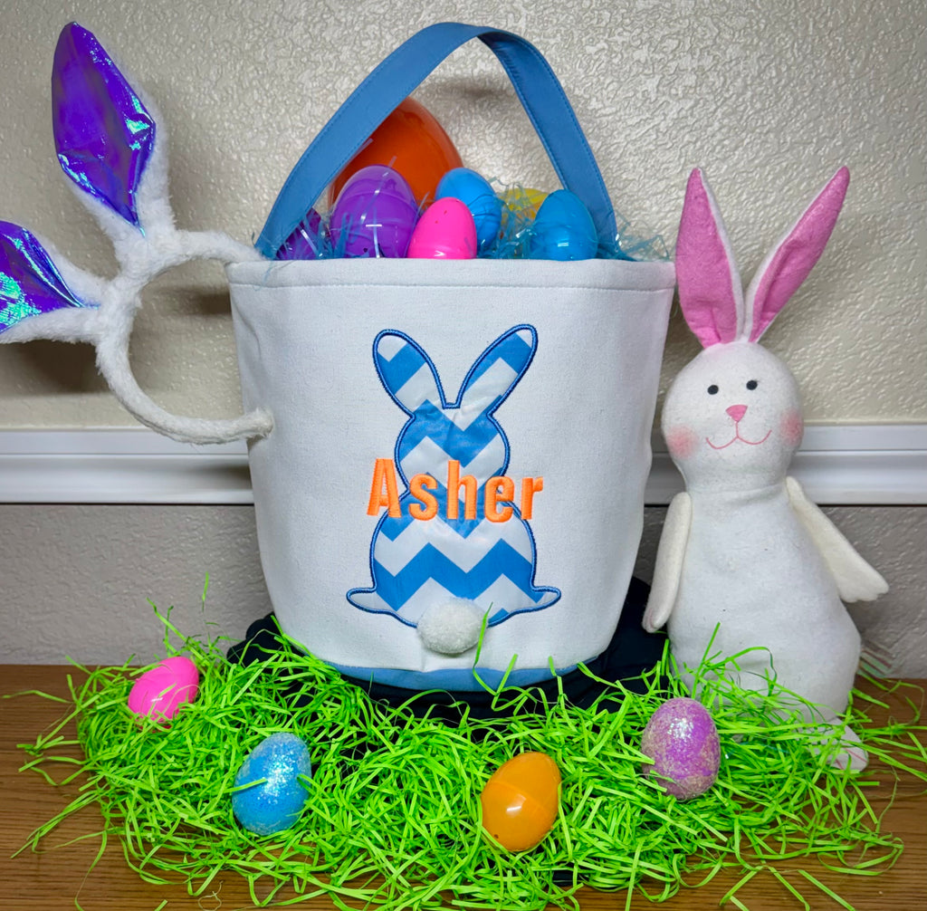 Customized Embroidered Easter Baskets